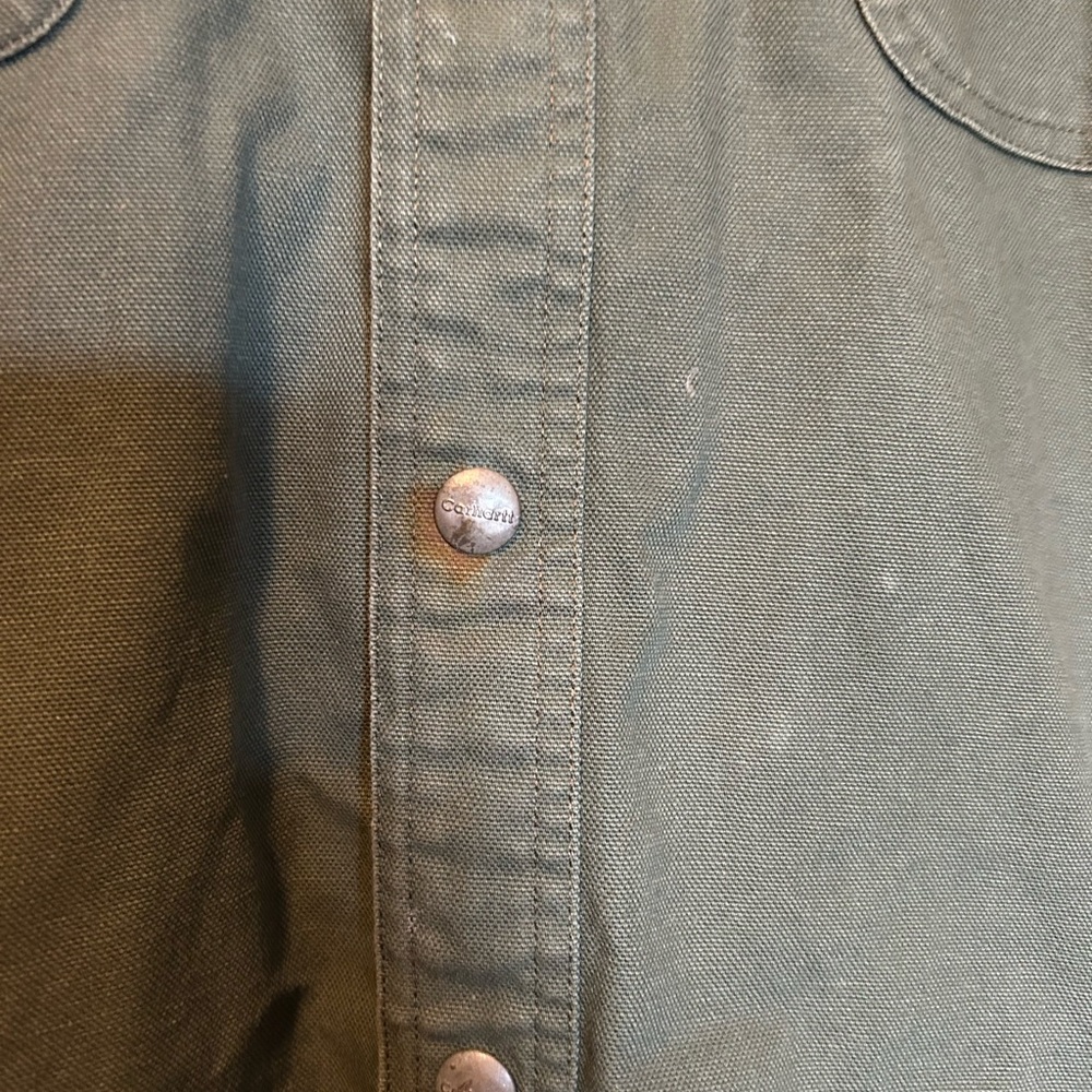 Carhartt Green Button-Up Shirt - Picture 8 of 9